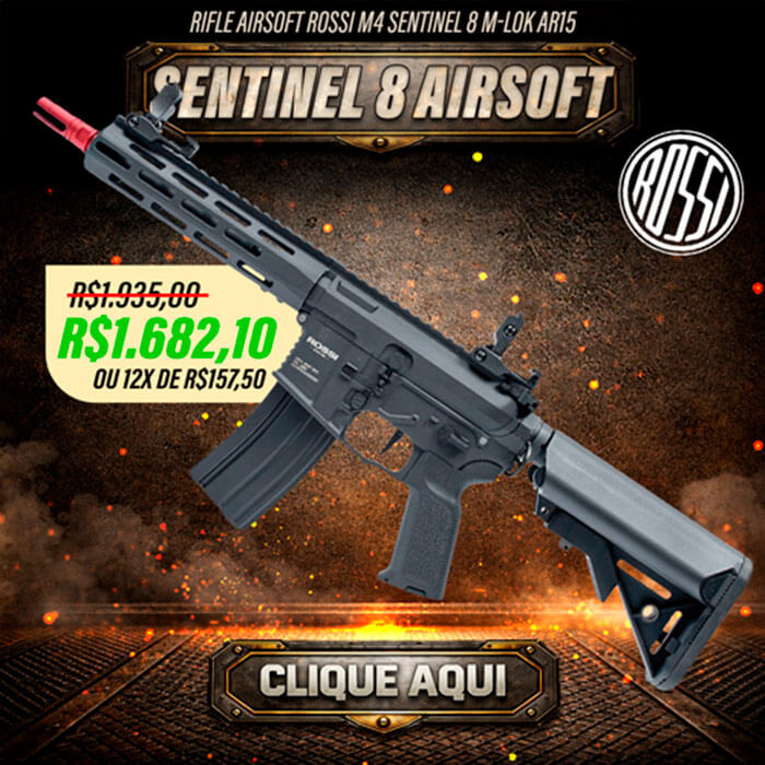 Rifle Airsoft Rossi M4 Sentinel 8 M-Lok AR15